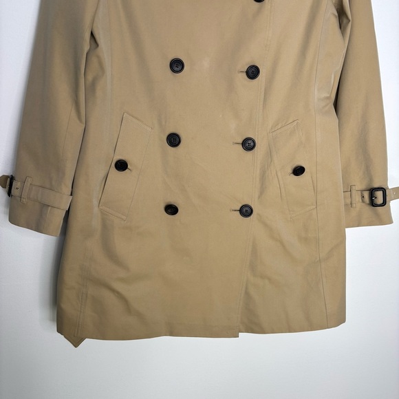 Burberry Buckingham Trench Coat Camel Tan Nova Check Lining Size 10 US Authentic - Picture 6 of 16